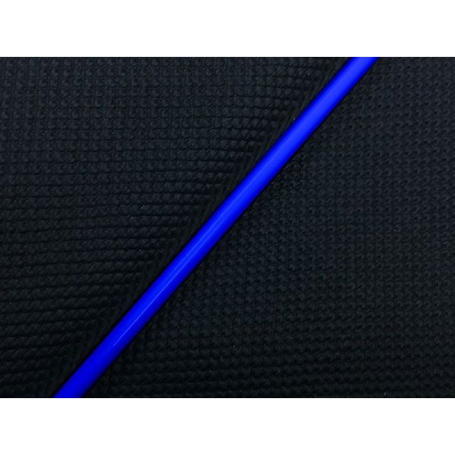 グロンドマン バリオス バリオス（ZR250A） 国産シートカバー スベラーヌブラック タイプ 張替 仕様 青パイピング Grondement