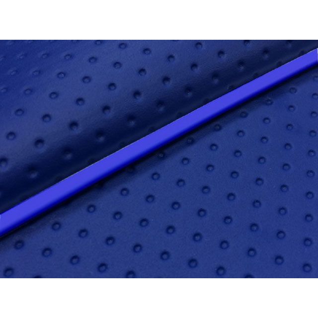 グロンドマン バリオス バリオス（ZR250A） 国産シートカバー フルエンボスブルー タイプ 張替 仕様 青パイピング Grondement