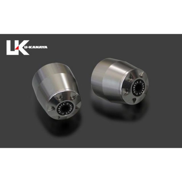 ユーカナヤ CB1300SF アルミビレットハンドルバーエンド（チタン） エンドキャップ チタン U-KANAYA