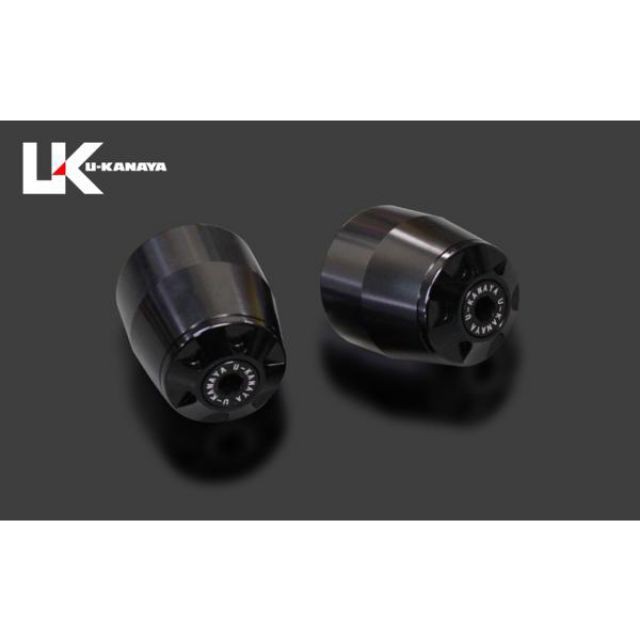ユーカナヤ ゼファー1100 アルミビレットハンドルバーエンド（ブラック） エンドキャップ チタン U-KANAYA バイクの通販は 5,313円