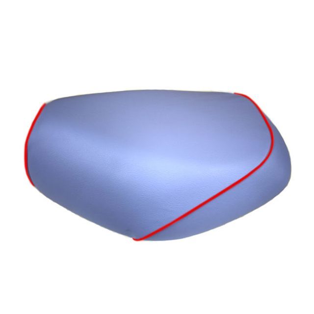 グロンドマン ZZ ZZ（CA1PB） 国産シートカバー ライトブルー タイプ 被せ 仕様 赤パイピング Grondement バイクの通販は 5,095円