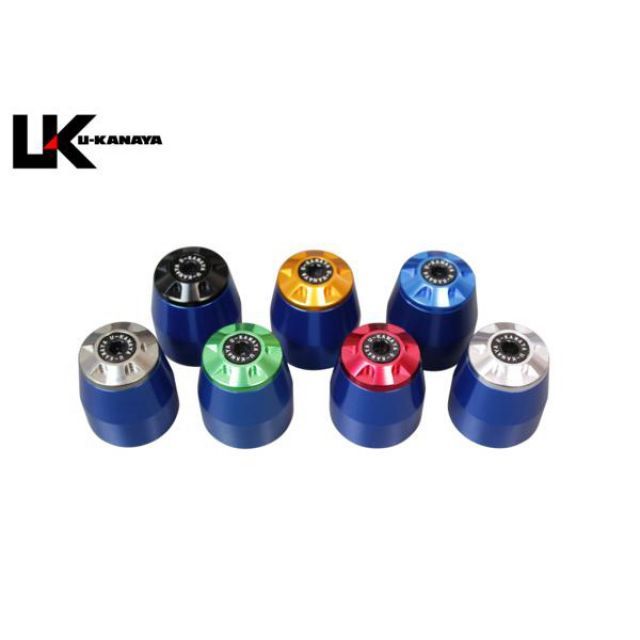 ちか ユーカナヤ NINJA250R アルミビレットハンドルバーエンド