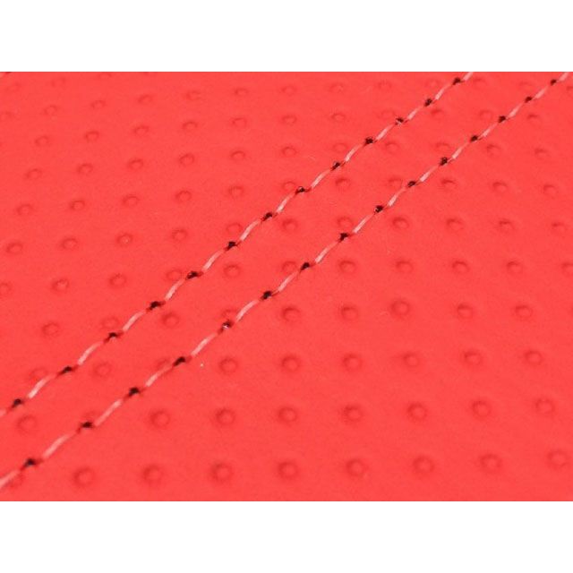 グロンドマン アドレスV100 アドレスV100（CE11A） 国産シートカバー エンボスレッド タイプ 張替 仕様 透明ダブルステッチ Grond…の通販は 5,748円