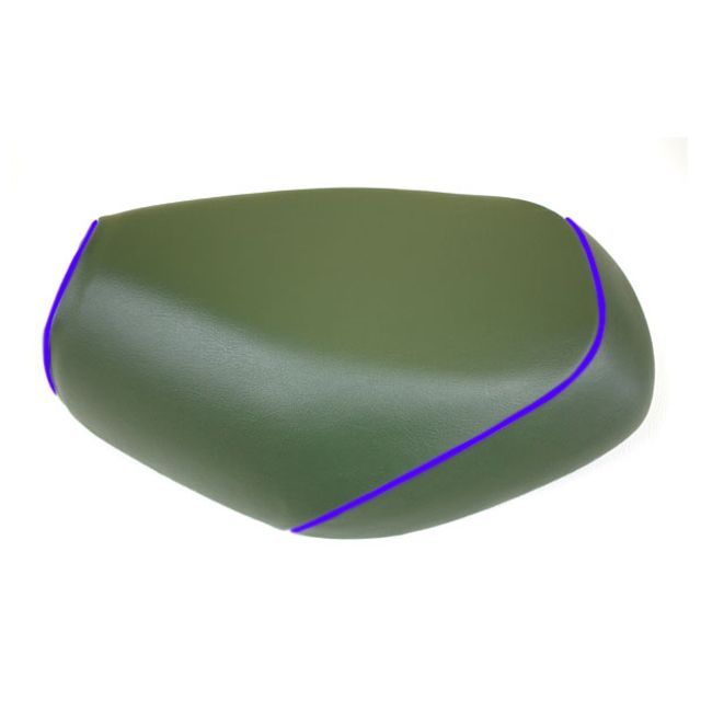 グロンドマン アドレスV100 アドレスV100（CE11A） 国産シートカバー ダークグリーン タイプ 張替 仕様 青パイピング Grondeme…の通販は