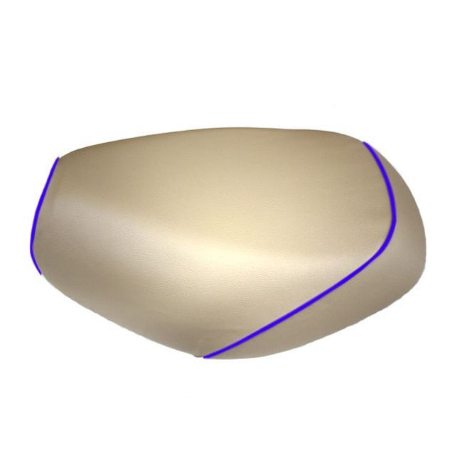 グロンドマン アドレスV100 アドレスV100（CE11A） 国産シートカバー ベージュ タイプ 張替 仕様 青パイピング Grondement