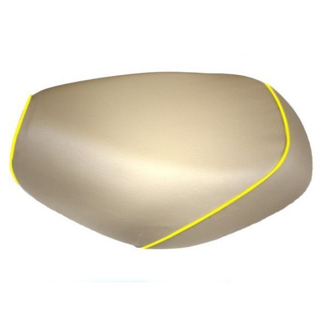 グロンドマン アドレスV50 アドレスV50（CF42/44A）4スト グロンドマン国産シートカバー 被せ（ベージュ） 仕様 黄パイピング Gron…の通販は