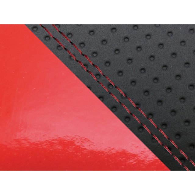 グロンドマン FZ1 フェザー FZ1 フェザー（10年〜）シングル（フロント側） グロンドマン国産シートカバー 張替（エンボス黒・エナメルレッド）…