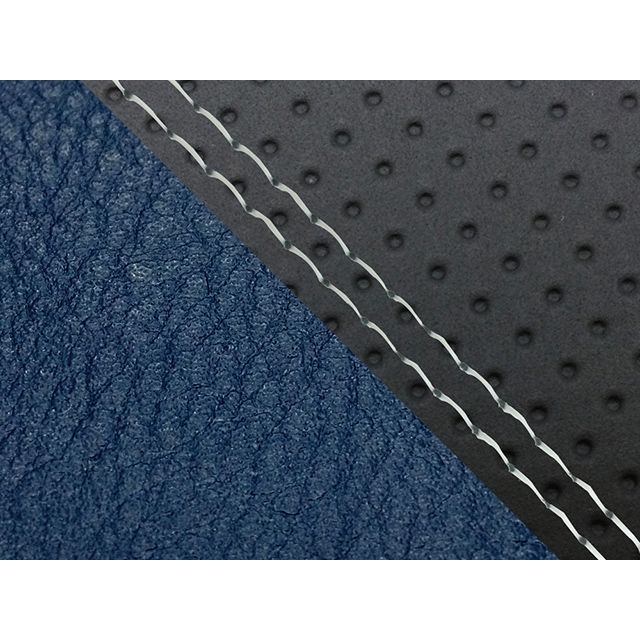 グロンドマン FZ1 フェザー FZ1 フェザー（10年〜）シングル（フロント側） グロンドマン国産シートカバー 張替（エンボス黒・ネイビー） 仕様…