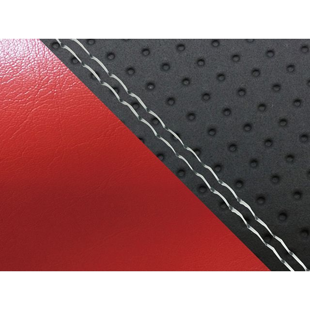 グロンドマン FZ1 フェザー FZ1 フェザー（10年〜）シングル（フロント側） グロンドマン国産シートカバー 張替（エンボス黒・赤） 仕様 透明…