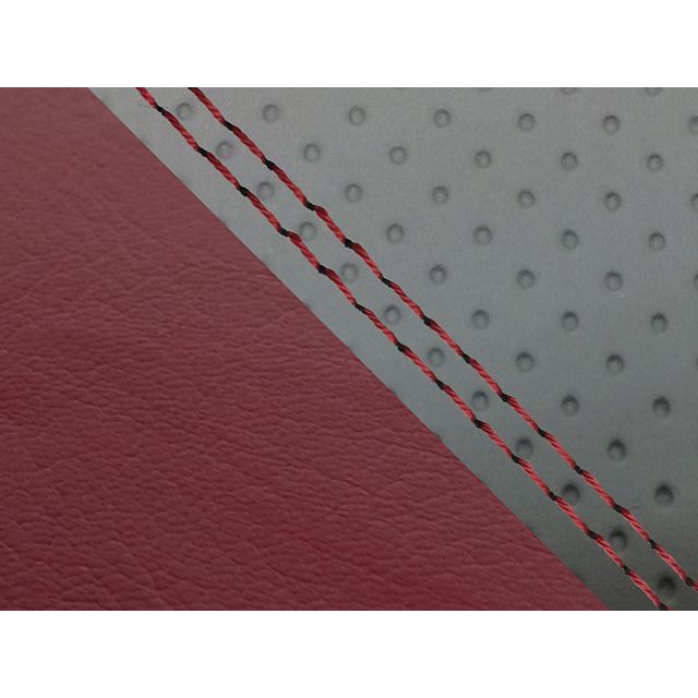 グロンドマン FZ1 フェザー FZ1 フェザー（10年〜）シングル（フロント側） グロンドマン国産シートカバー 張替（エンボスグレー・ワインレッド…