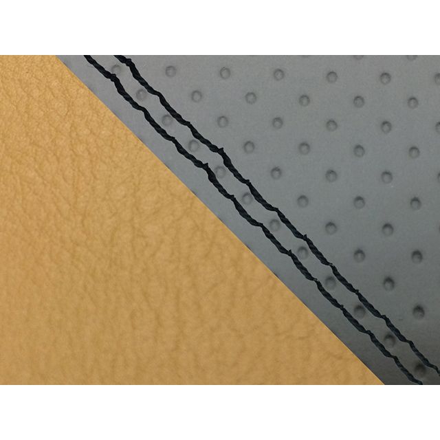 グロンドマン FZ1 フェザー FZ1 フェザー（10年〜）シングル（フロント側） グロンドマン国産シートカバー 張替（エンボスグレー・黄土色） 仕…