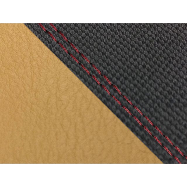 グロンドマン FZ1 フェザー FZ1 フェザー（10年〜）シングル（フロント側） グロンドマン国産シートカバー 張替（スベラーヌブラック・黄土色）…