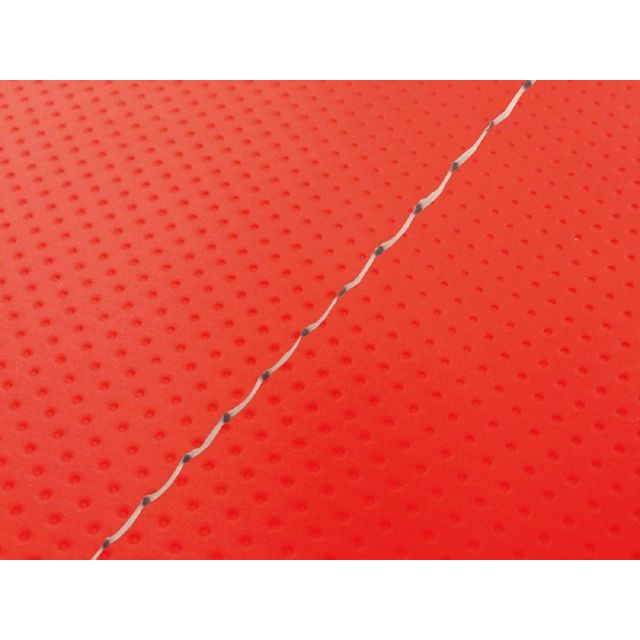 グロンドマン FZ1 フェザー FZ1 フェザー（10年〜）タンデム（リア側） グロンドマン国産シートカバー 張替（フルエンボスレッド） 仕様 透明…