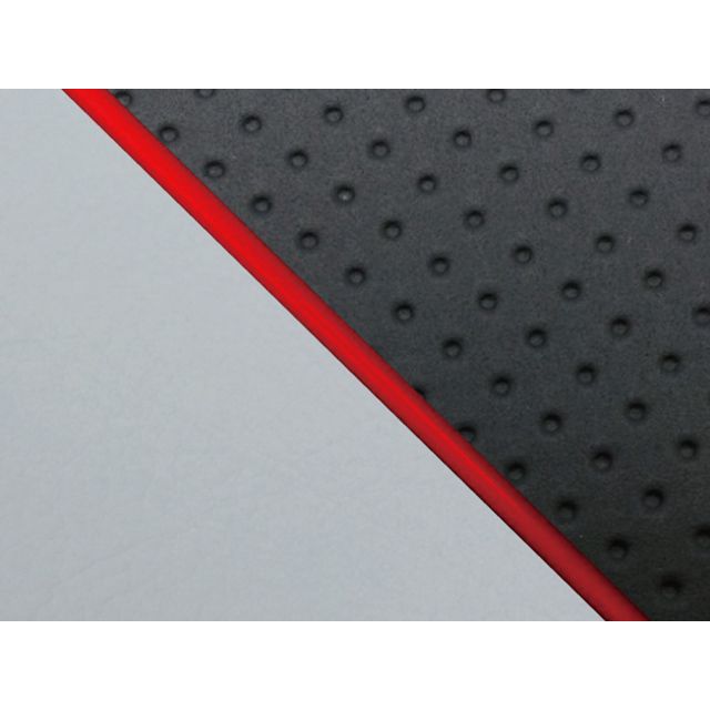 グロンドマン W650 W650（99年 EJ650A1/C1） グロンドマン国産シートカバー 張替（エンボス黒/グレーライン） 仕様 赤パイピング…