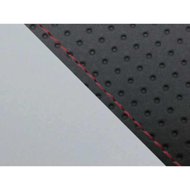 グロンドマン W650 W650（99年 EJ650A1/C1） グロンドマン国産シートカバー 張替（エンボス黒/グレーライン） 仕様 赤ステッチ …