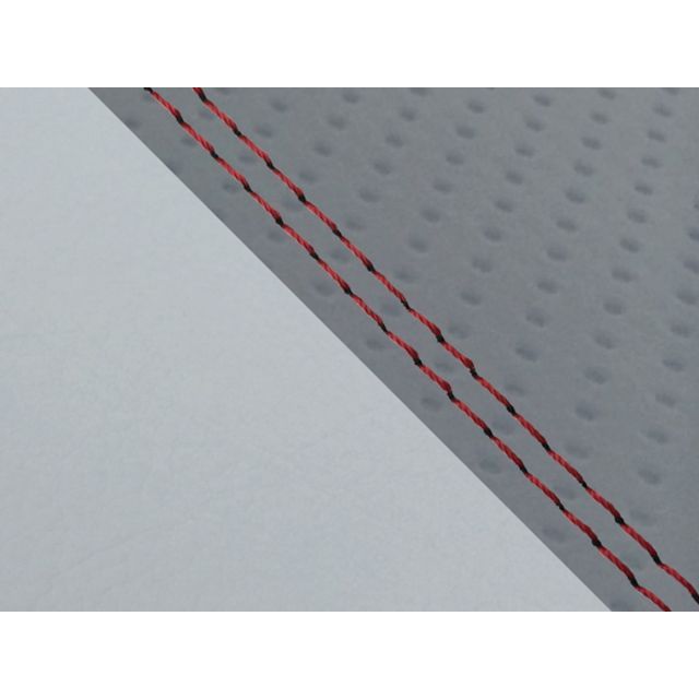 グロンドマン W650 W650（99年 EJ650A1/C1） グロンドマン国産シートカバー 張替（エンボスグレー/グレーライン） 仕様 赤ダブル…の通販は