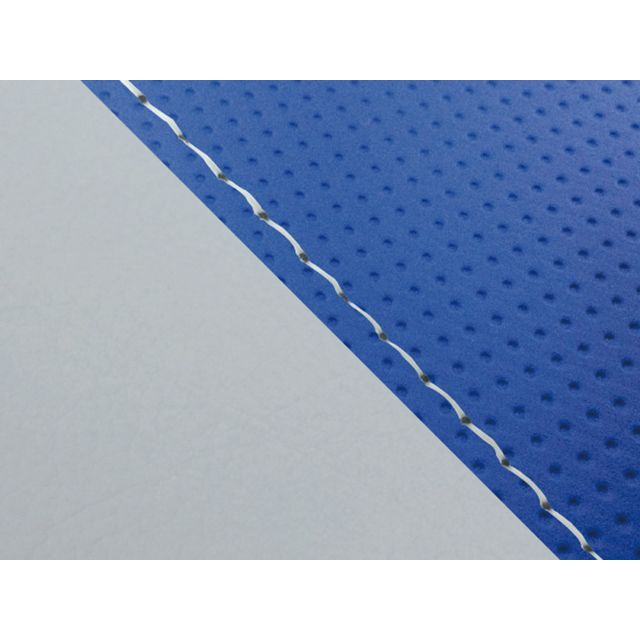 グロンドマン W650 W650（99年 EJ650A1/C1） グロンドマン国産シートカバー 張替（エンボスブルー/グレーライン） 仕様 透明ステ…