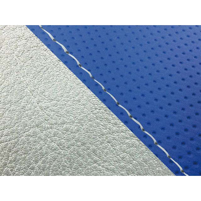 グロンドマン W650 W650（99年 EJ650A1/C1） グロンドマン国産シートカバー 張替（エンボスブルー/シルバーライン） 仕様 透明ス…
