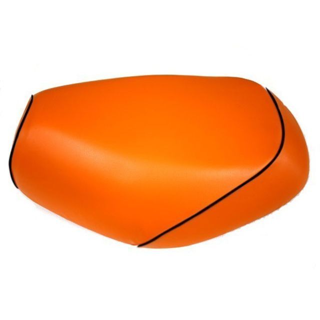 グロンドマン リード80SS リード80SS グロンドマン国産シートカバー 張替（オレンジ） 仕様 黒パイピング Grondement バイクの通販は