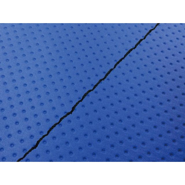 グロンドマン リード80SS リード80SS グロンドマン国産シートカバー 張替（フルエンボスブルー） 仕様 黒ステッチ Grondement