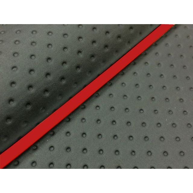 グロンドマン IVYタクト IVYタクト 4サイクル グロンドマン国産シートカバー 張替（フルエンボスブラック） 仕様 赤パイピング Grondem…