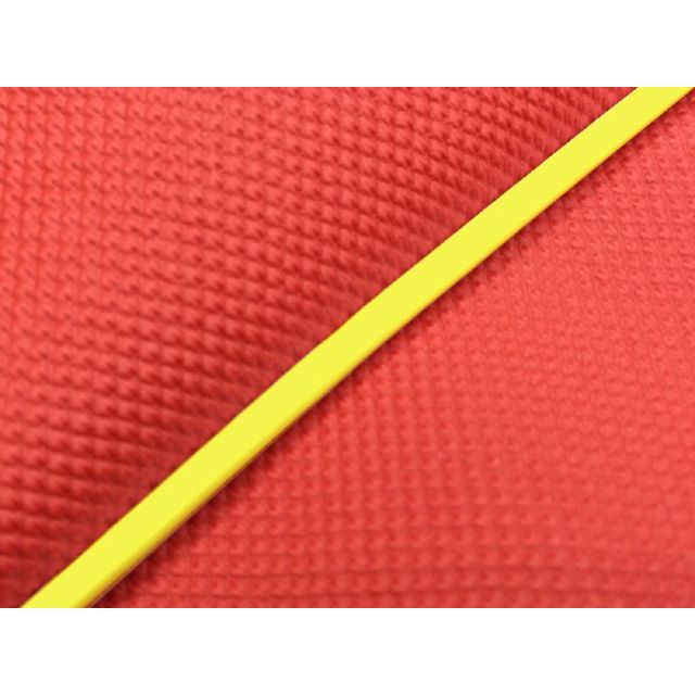 グロンドマン IVYタクト IVYタクト 4サイクル グロンドマン国産シートカバー 張替（スベラーヌレッド） 仕様 黄パイピング Grondement