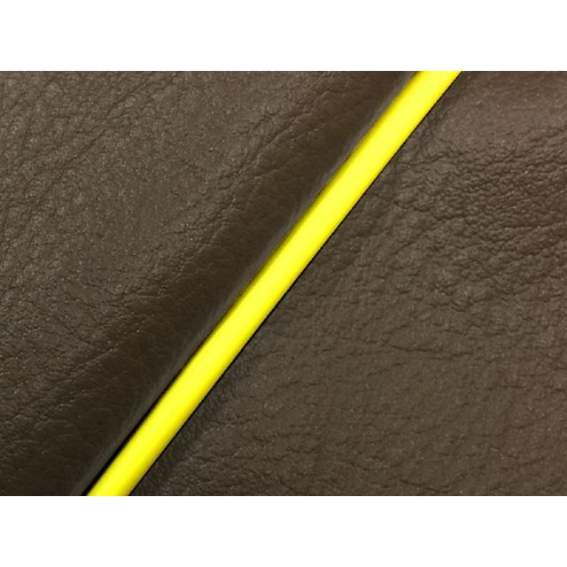 グロンドマン ロードフォックス ロードフォックス グロンドマン国産シートカバー 張替（ダークブラウン） 仕様 黄パイピング Grondement バ…の通販は 6,132円