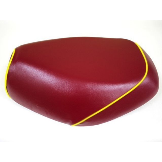 グロンドマン ロードフォックス ロードフォックス グロンドマン国産シートカバー 張替（ワインレッド） 仕様 黄パイピング Grondement バイクの通販は 6,132円