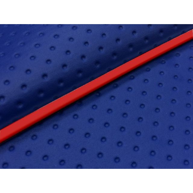 グロンドマン ロードフォックス ロードフォックス グロンドマン国産シートカバー 張替（フルエンボスブルー） 仕様 赤パイピング Grondement…の通販は 5,808円