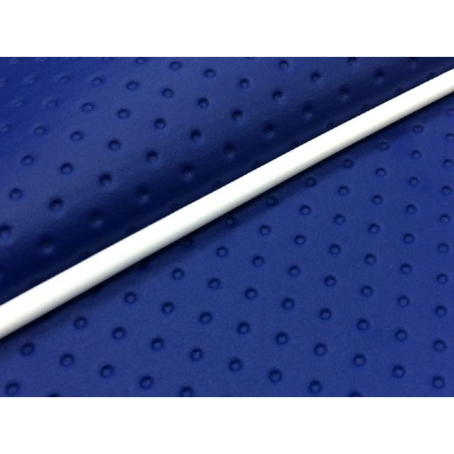 グロンドマン シャリー50 シャリー50丸型6V 1/2型 カブトフェンダー グロンドマン国産シートカバー 張替（フルエンボスブルー） 仕様 白パイ…の通販は 5,363円