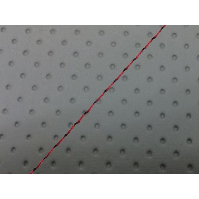 グロンドマン シャリー50 シャリー50丸型6V 1/2型 カブトフェンダー グロンドマン国産シートカバー 張替（フルエンボスグレー） 仕様 赤ステ…の通販は