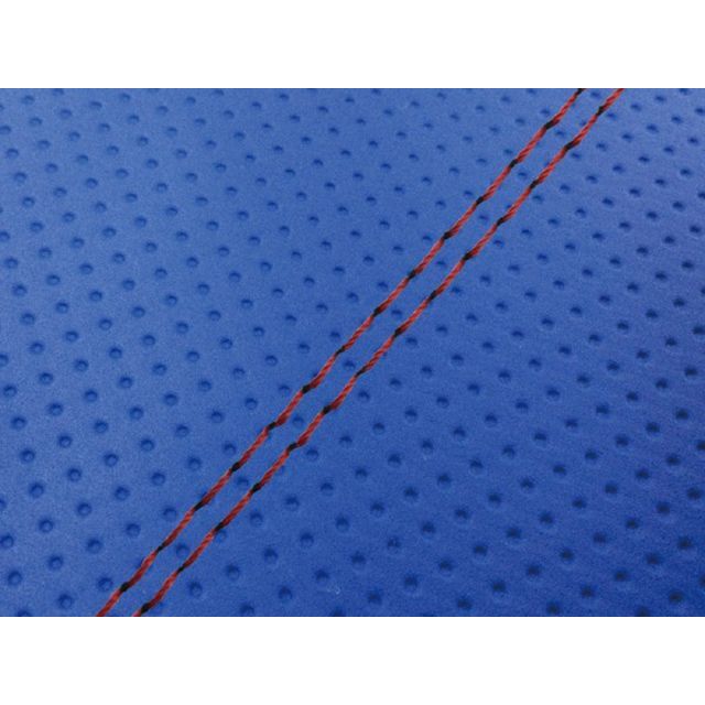 グロンドマン ロードパル ロードパル グロンドマン国産シートカバー 張替（フルエンボスブルー） 仕様 赤ダブルステッチ Grondement バイクの通販は 5,460円