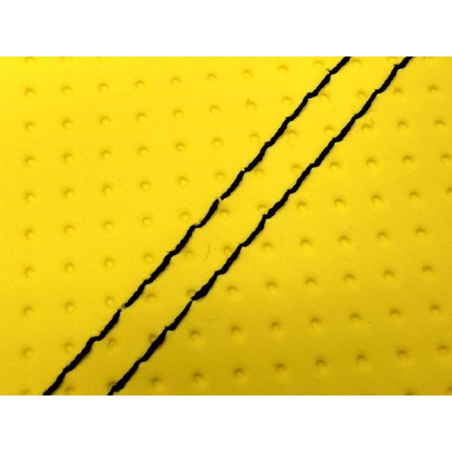 グロンドマン セピア セピア（CA1EA） 国産シートカバー エンボスイエロー タイプ 張替 仕様 黒ダブルステッチ Grondement バイクの通販は 5,095円