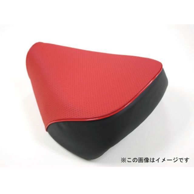 2輪 グロンドマン 国産シートカバー 赤/黄色パイピング（張替