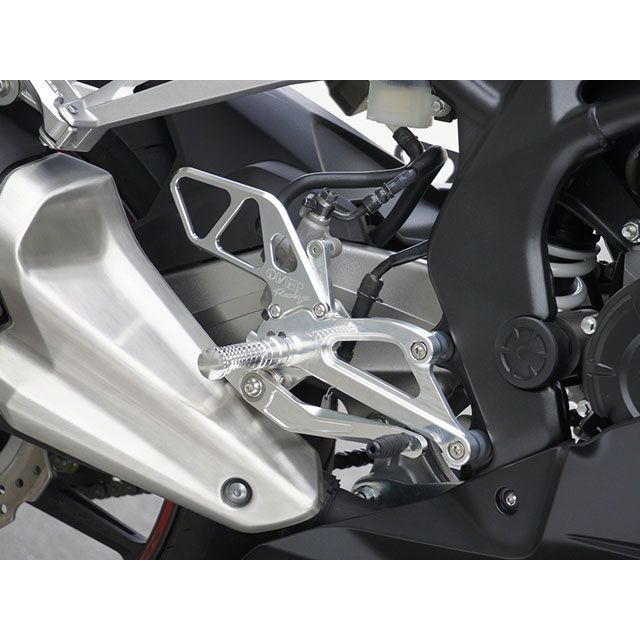 オーバーレーシング CBR250RR バックステップ 4ポジション カラー ブラック OVER RACING_1