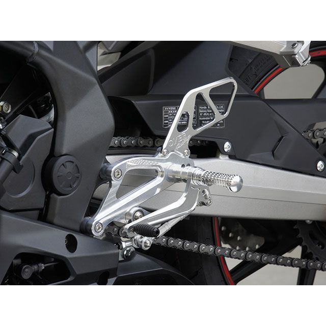 オーバーレーシング CBR250RR バックステップ 4ポジション カラー ブラック OVER RACING_3