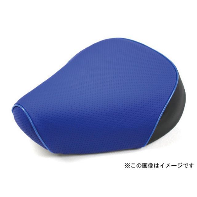 グロンドマン レッツ レッツ（CA1PA/給油口タンク中仕様） 国産シートカバー エンボスブルー タイプ 被せ 仕様 青パイピング Grondeme…