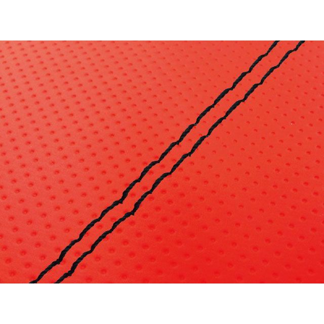 グロンドマン レッツ レッツ（CA1PA/給油口タンク中仕様） 国産シートカバー フルエンボスレッド タイプ 張替 仕様 黒ダブルステッチ Gron…の通販は 5,736円