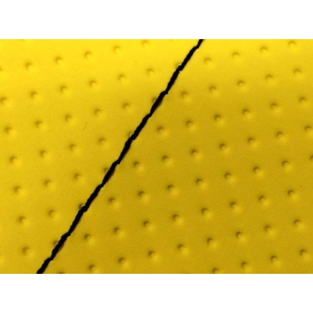 グロンドマン レッツ4 レッツ4 国産シートカバー エンボスイエロー タイプ 張替 仕様 黒ステッチ Grondement バイクの通販は 4,567円