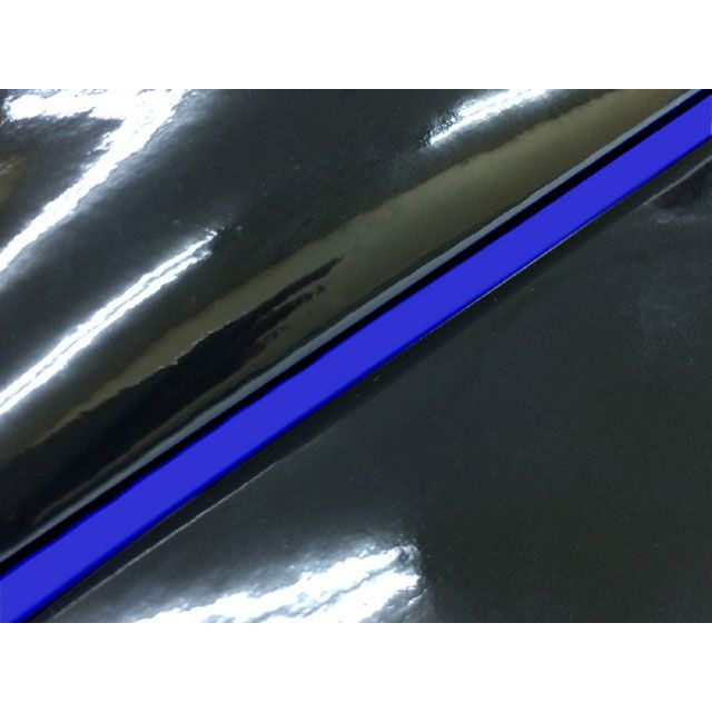 グロンドマン レッツ5 レッツ5 国産シートカバー エナメルブラック タイプ 被せ 仕様 青パイピング Grondement バイクの通販は