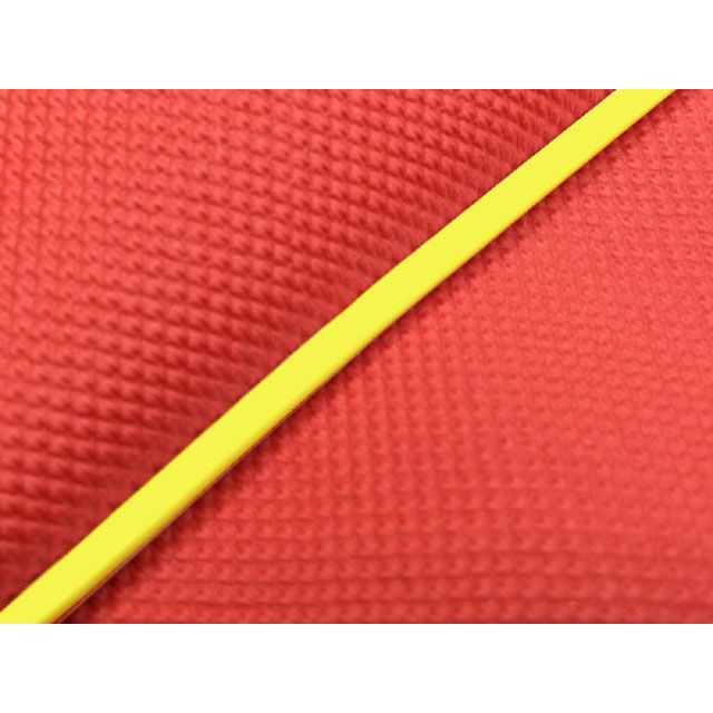 グロンドマン レッツII レッツII（CA1KA）外タンク 国産シートカバー スベラーヌレッド タイプ 被せ 仕様 黄パイピング Grondemen…の通販は 6,711円