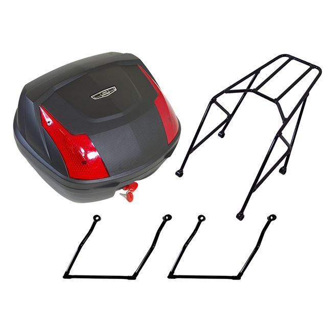 ワールドウォーク レブル250/ABS レブル500 レブル250/500用リアキャリア リアボックスセット 容量 32リッター サドルバッグサポー…の通販は