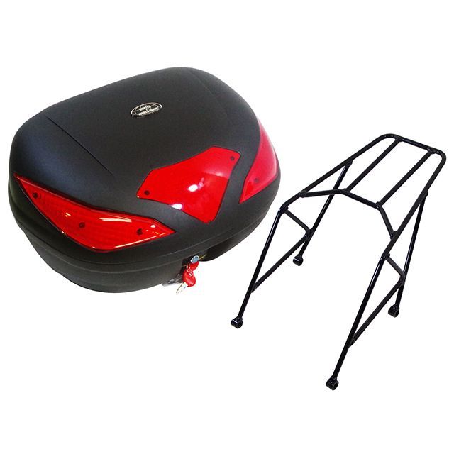 ワールドウォーク レブル250/ABS レブル500 レブル250/500用リアキャリア リアボックスセット 容量 43リッター サドルバッグサポー…の通販は
