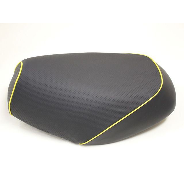 グロンドマン BJ（ベーシックジョグ） BJ 国産シートカバー エンボスブラック タイプ 張替 仕様 黄パイピング Grondement バイクの通販は