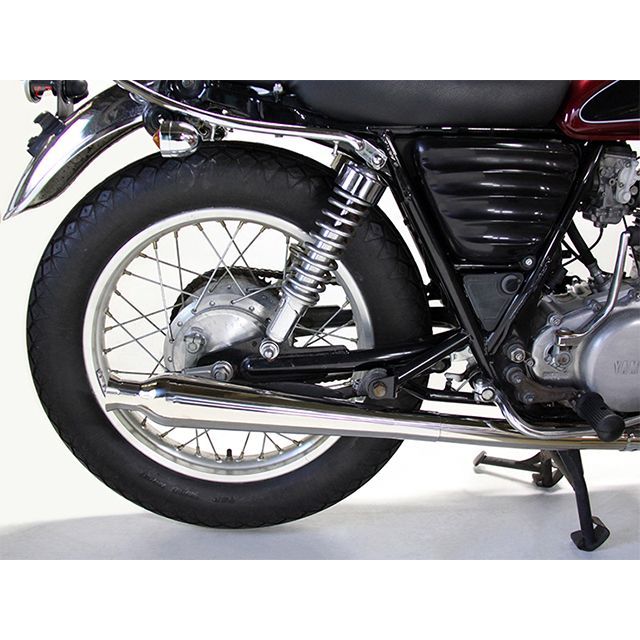 MOTOR ROCK 2%er トランペットマフラー (FI車) Amazon | MOTOR ROCK SR400用 2%er トランペットマフラー