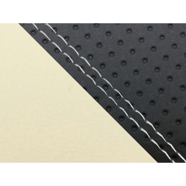 グロンドマン MT-09/FZ-09 MT-09/FZ-09 国産シートカバー エンボス黒＆ベージュ タイプ 張替 仕様 透明ダブルステッチ Gro…