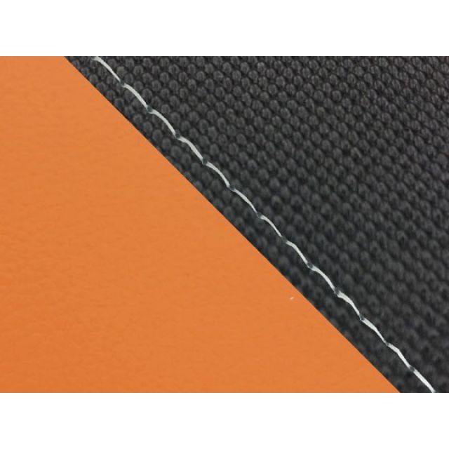 グロンドマン MT-09/FZ-09 MT-09/FZ-09 国産シートカバー スベラーヌ黒＆オレンジ タイプ 張替 仕様 透明ステッチ Grond…の通販はシート
