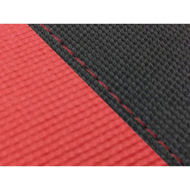 グロンドマン MT-09/FZ-09 MT-09/FZ-09 国産シートカバー スベラーヌ黒＆スベラーヌレッド タイプ 張替 仕様 赤ステッチ Gr…