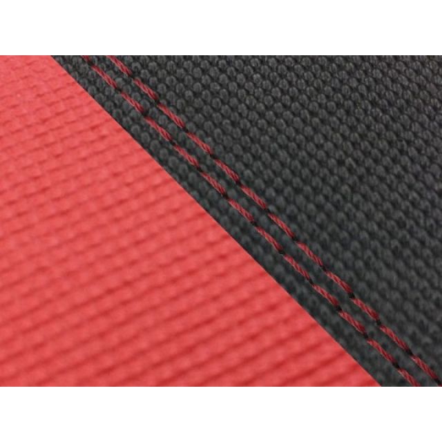 グロンドマン MT-09/FZ-09 MT-09/FZ-09 国産シートカバー スベラーヌ黒＆スベラーヌレッド タイプ 張替 仕様 赤ダブルステッチ…