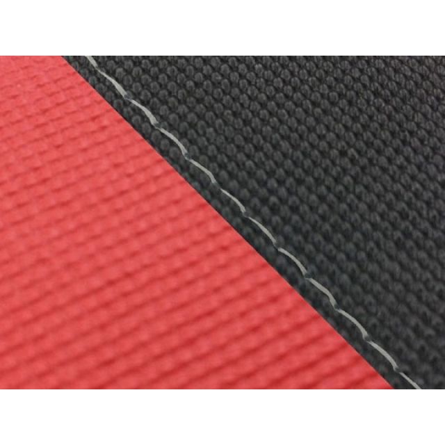 グロンドマン MT-09/FZ-09 MT-09/FZ-09 国産シートカバー スベラーヌ黒＆スベラーヌレッド タイプ 張替 仕様 透明ステッチ G…
